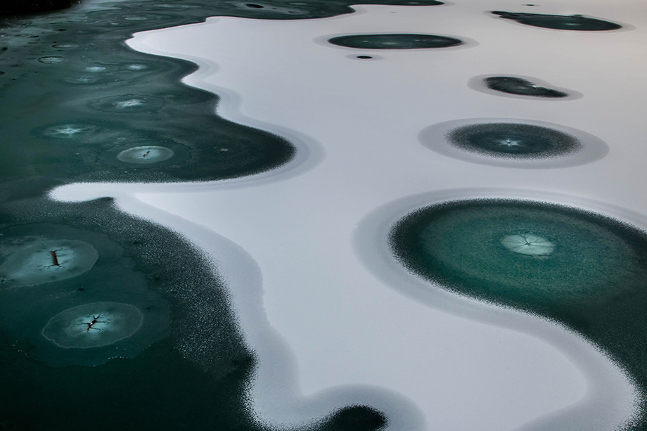 写真 実行委員長賞「氷紋」有本隆司(舞鶴市)